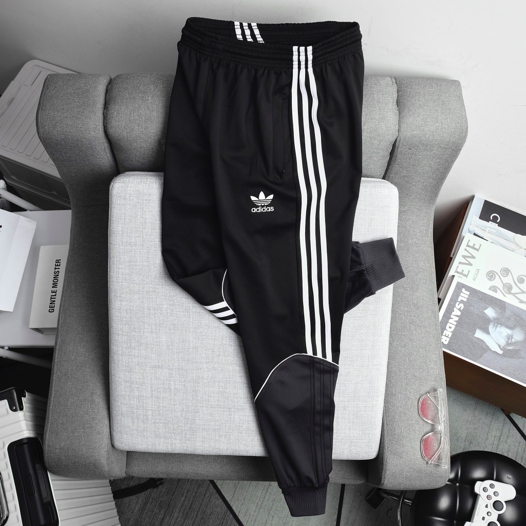 Bộ quần áo nam Adidas SST tracksuits chất liệu nỉ polyester cao cấp, siêu co giãn, không bai xù B163
