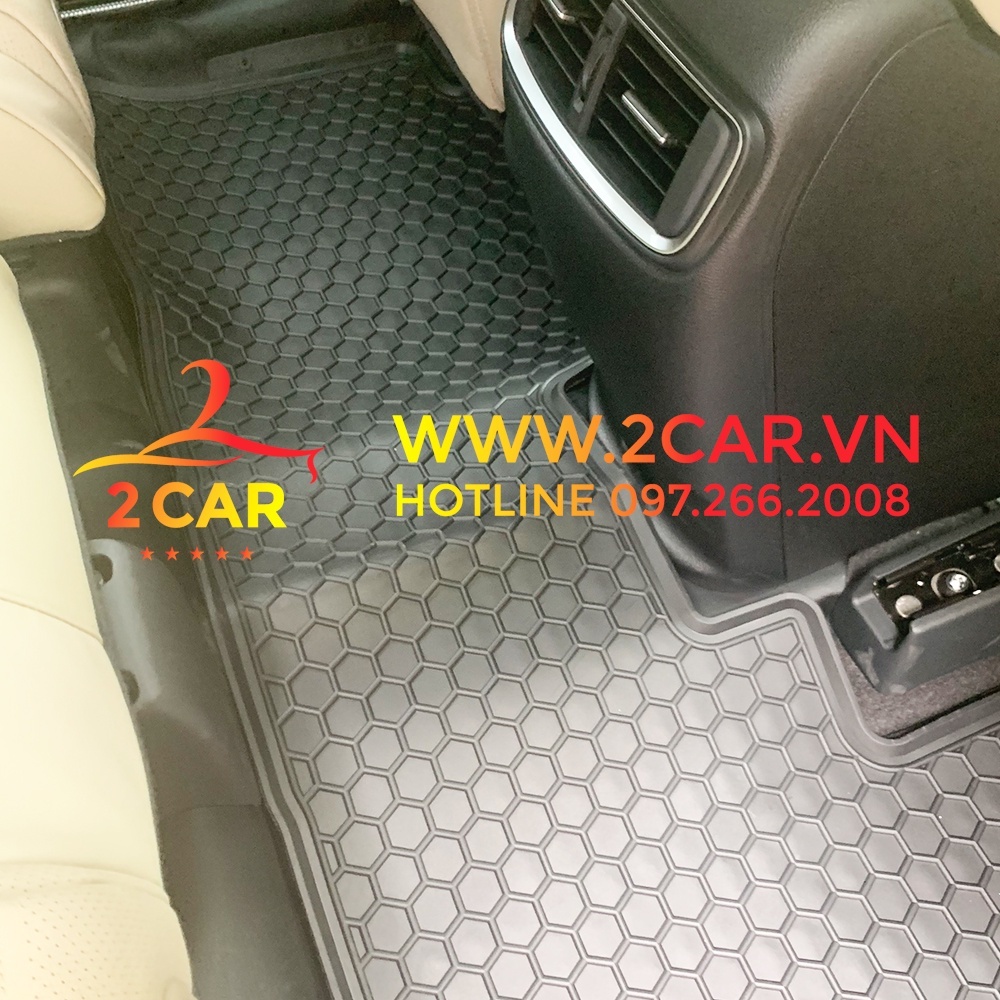Thảm trải sàn cao su theo xe Honda CRV 2014- 2018- 2022, 2023 bản mới - Hàng cao cấp không mùi, dễ vệ sinh, vừa khít xe