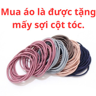 Quà tặng không bán dây chun cột tóc chất liệu vải mềm cột không đau đầu