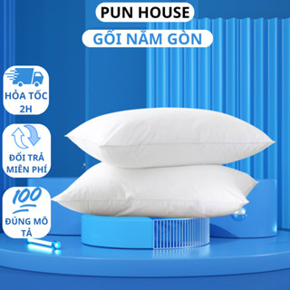 [BH 1NĂM] Ruột gối hơi bông gòn kích thước 40x60cm cao cấp, cặp gối nằm gòn siêu êm cam kết hàng chuẩn