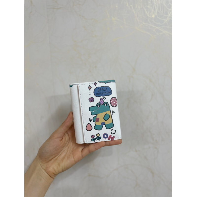 Ví Đựng Thẻ Ví Mini Card Nhỏ Gọn Nhiều Ngăn Xinh Xắn Tiện Lợi QG Store