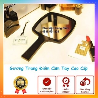 Gương Trang Điểm Cầm Tay Cao Cấp Sang Trọng - Mẫu Tròn