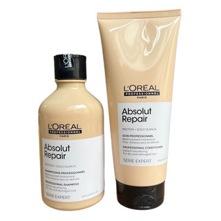 Cặp gội xả phục hồi Absolut Repair Lipidium L'oreal ( Size nhỏ ) 300ml/200ml