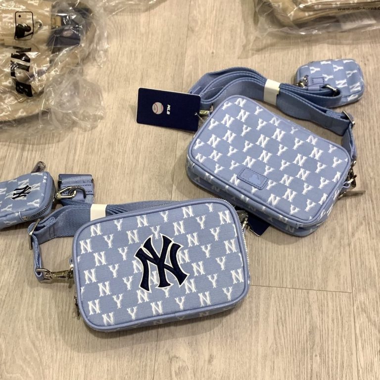 Túi đeo chéo MLB NY MONOGRAM Full Tag Code cao cấp