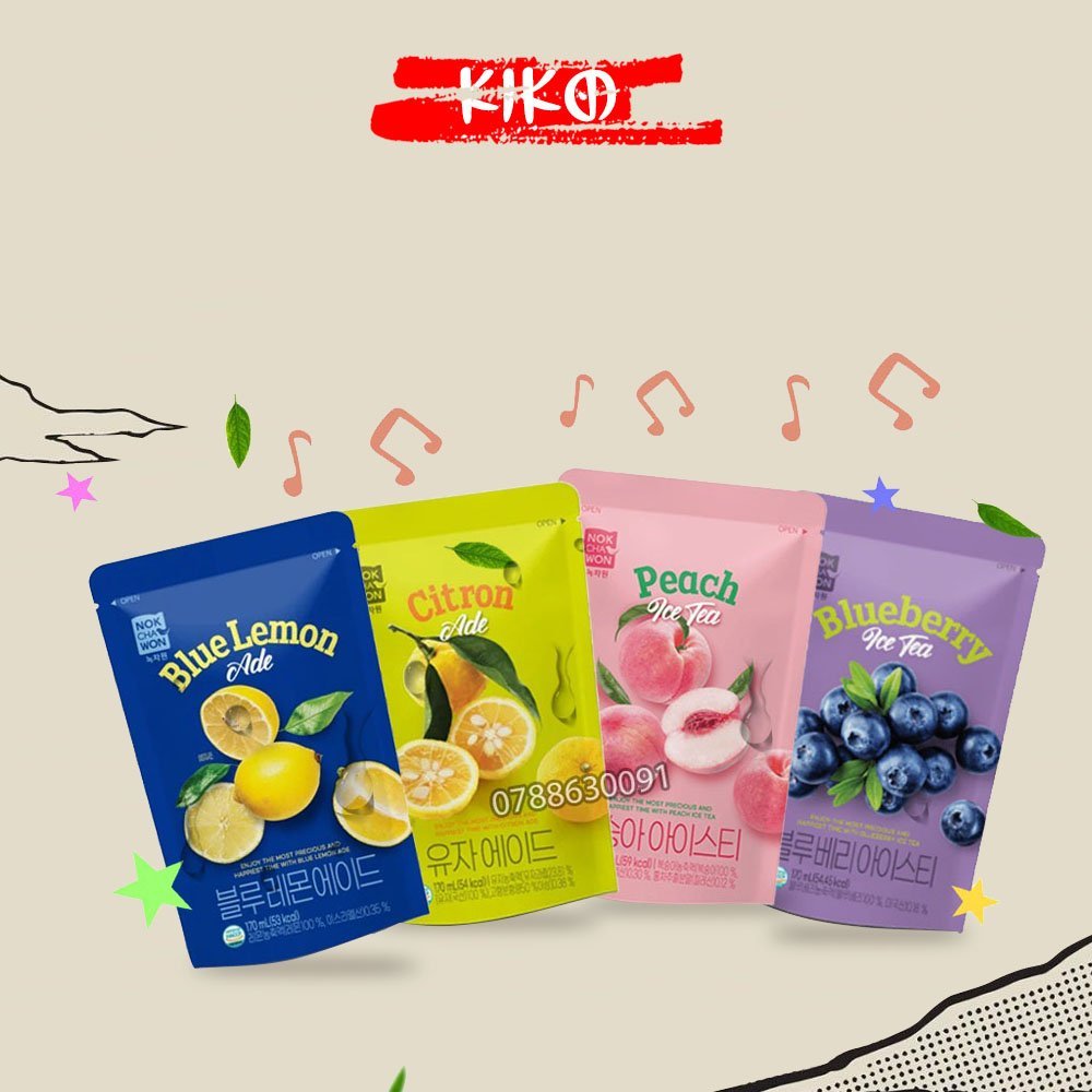 Trà Nokchawon Hàn Quốc túi 170ml tiện lợi mang theo