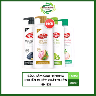 Sữa Tắm Lifebuoy Matcha và Khổ qua/ Dầu tràm & Muối Hồng/Than Hoạt Tính & Cám gạo detox và bảo vệ vi khuẩn 800g