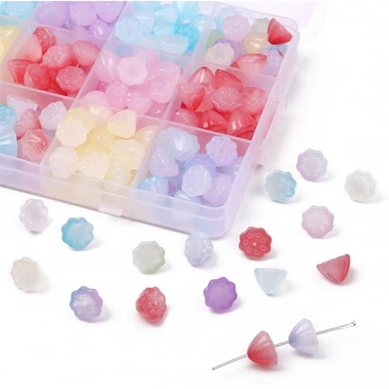 Set 10 đài sen 10mm - nguyên liệu làm trâm cài tóc thủ công handmade DIY