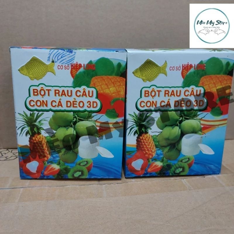 Bột rau câu con cá dẻo