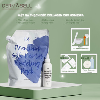 Mặt nạ 7 loại Peptide collagen Dermabell chống lão hoá Premium Silk-Pepta Modelling Pack
