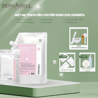 Full set mặt nạ Dermabell dưỡng trắng Cherry Blossom Modelling Mask tăng sinh Collagen