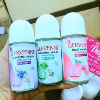 Lăn khử mùi cho da Gervenne mùi bạch trà , kiwi, việt quốc 50ml