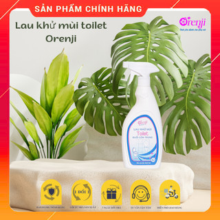 Lau khử mùi Toilet Orenji sả chanh -Công nghệ nano bạc diệt 99,99% vi khuẩn - Biến nhà tắm thành Spa