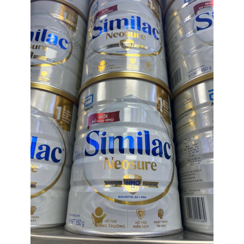 Sữa bột Similac Neosure cho bé từ 0-12 tháng tuổi cho trẻ sinh non nhẹ cân ,lon 850g