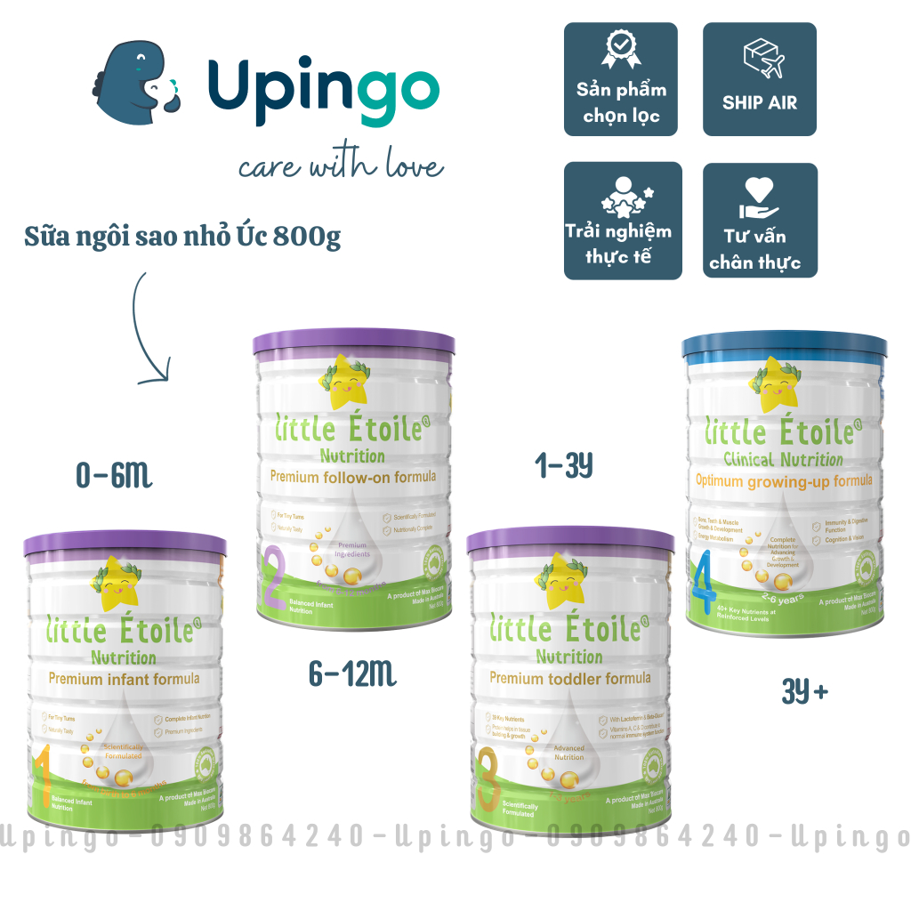 Sữa Ngôi Sao Nhỏ Little Étoile Úc Lon 800g Chính Hãng
