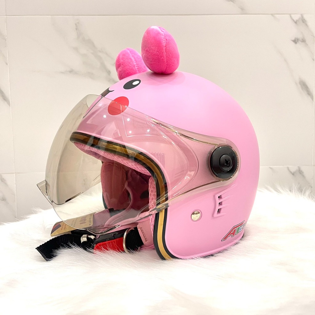 Nón Bảo Hiểm 3/4 Trẻ Em Pikachu, Nón Bảo Hiểm Cho Bé Từ 4  Đến 10 Tuổi - Đạt Chuẩn QR