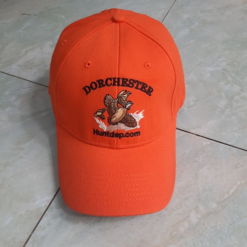Mũ lưỡi trai màu trắng logo Con Vịt DORCHESTER. nón kết màu trắng.