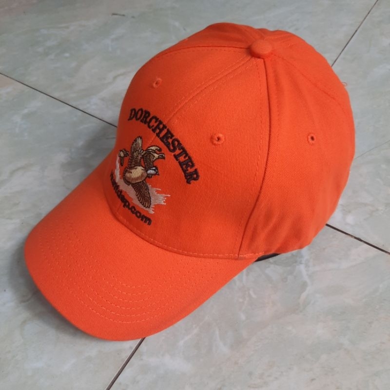 Mũ lưỡi trai màu trắng logo Con Vịt DORCHESTER. nón kết màu trắng.
