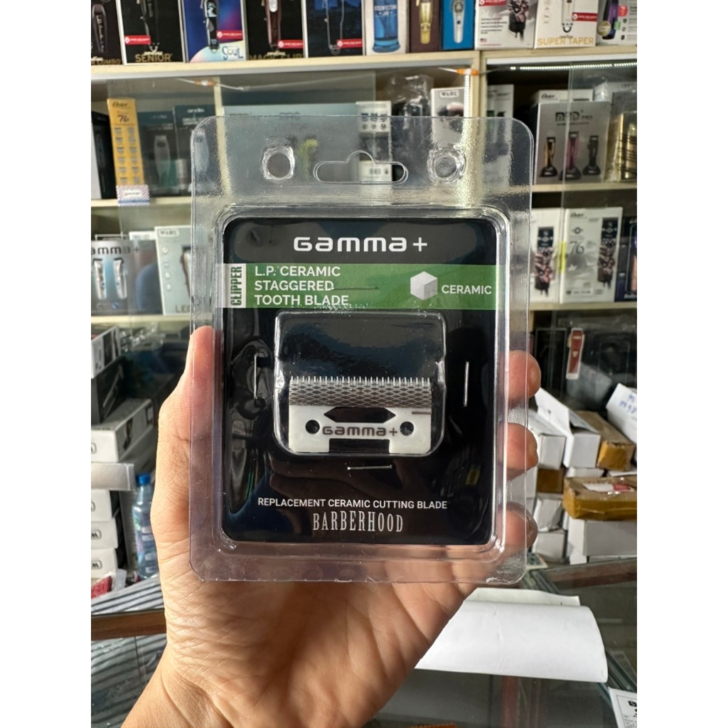 Lưỡi kép sứ Gamma+ thay thế cho tông đơ cắt tóc