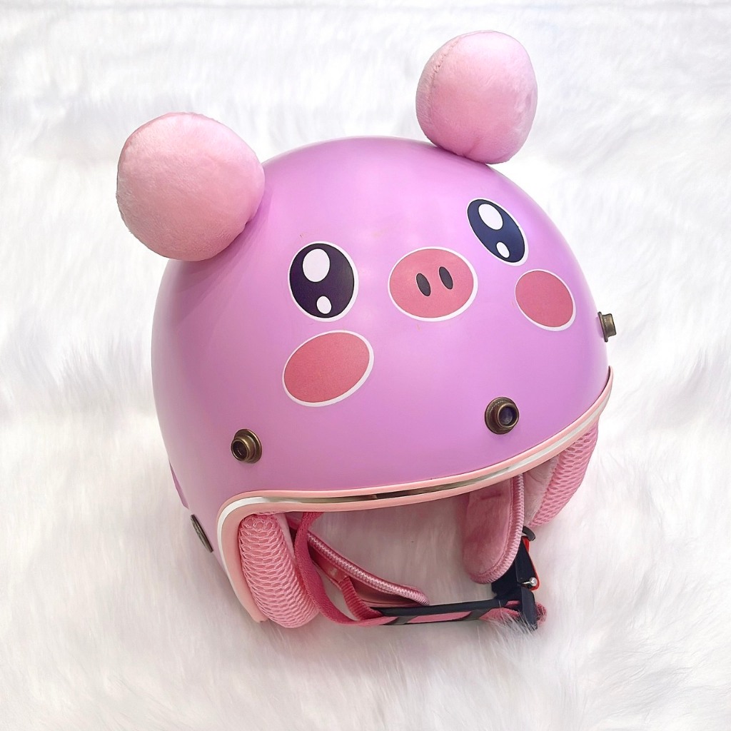 Nón Bảo Hiểm 3/4 Trẻ Em Có kính Chống Tia UV, Nón Cho Bé Trai và Gái Từ 4 đến 10 Tuổi