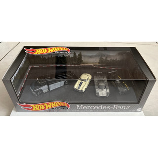 Bộ 4 xe mô hình Hotwheels Transport Mercedes