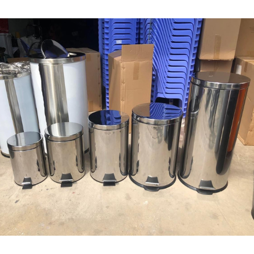THÙNG RÁC INOX ĐẠP CHÂN, THÙNG RÁC VĂN PHÒNG CAO CẤP