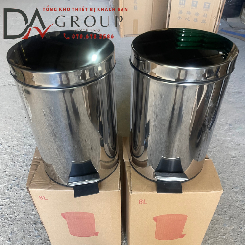 THÙNG RÁC INOX ĐẠP CHÂN, THÙNG RÁC VĂN PHÒNG CAO CẤP