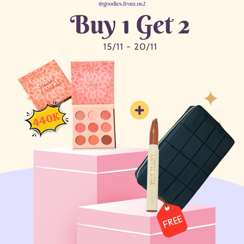 Set Combo Bảng Phấn COLOURPOP + Son Lippie SALE !!