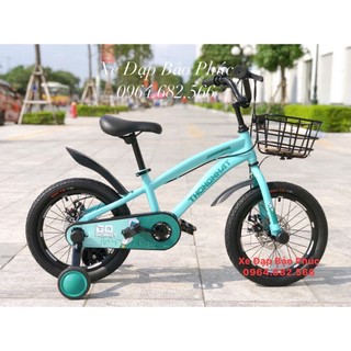 Xe đạp trẻ em Thống Nhất Robot phanh đĩa size 16 inch 2024 (Tặng lục giác)