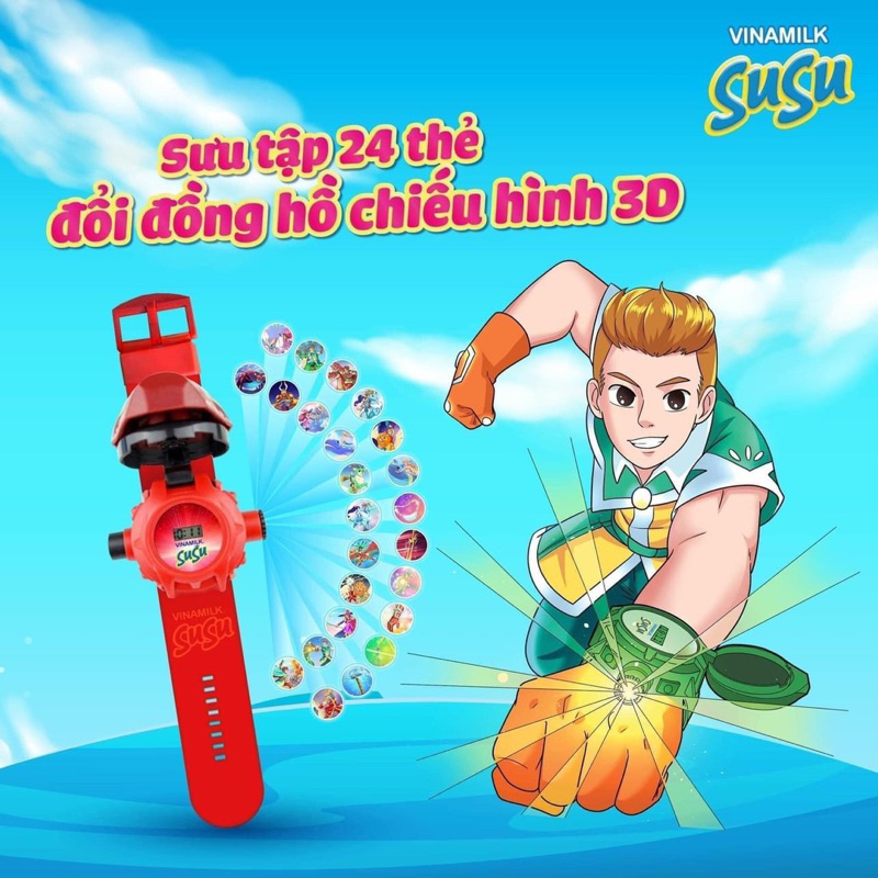 Đồng hồ chiếu 24 hình 3D siêu đẹp