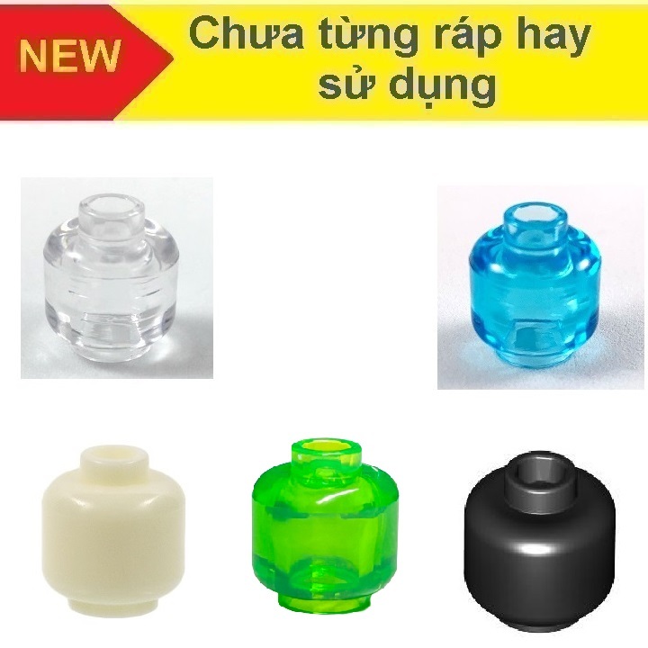 Đồ chơi xếp hình Phụ kiện Lego Minifigure, Head (Plain)