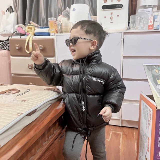 Áo phao béo siêu nhẹ siêu ấm cho bé trai bé gái