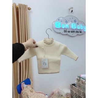 Áo Len tăm cổ điệu đà dày dặn cho bé 6-22kg