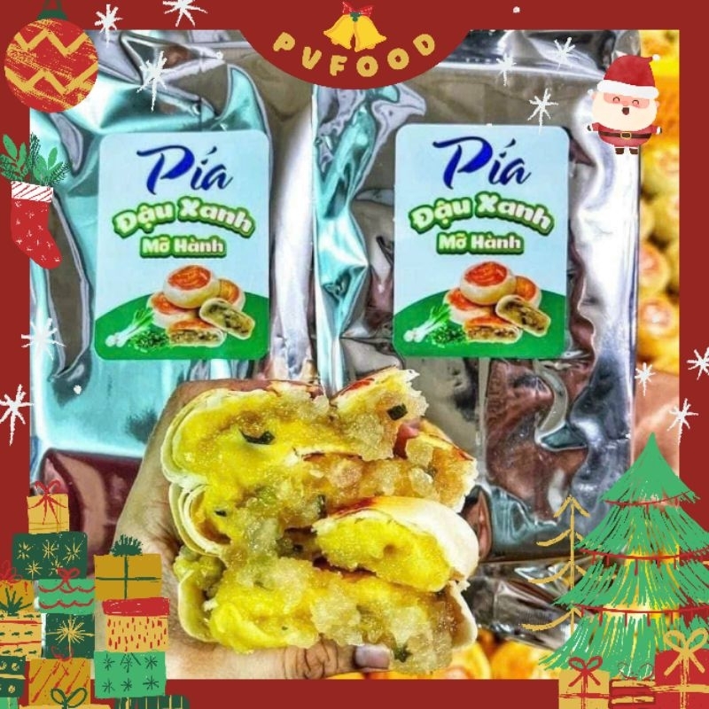 Bánh Pía Đậu Xanh Mỡ Hành