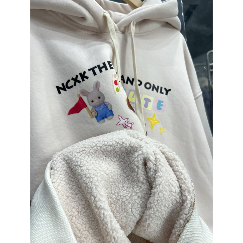 Áo nỉ hoodie lông cừu NCXK
