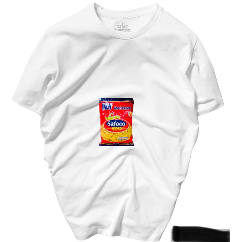 Áo in hình nui xoắn/nui ống/nui c Safoco