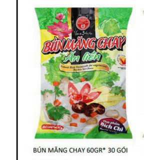Bún măng chay 1 thùng 30 gói Bích Chi