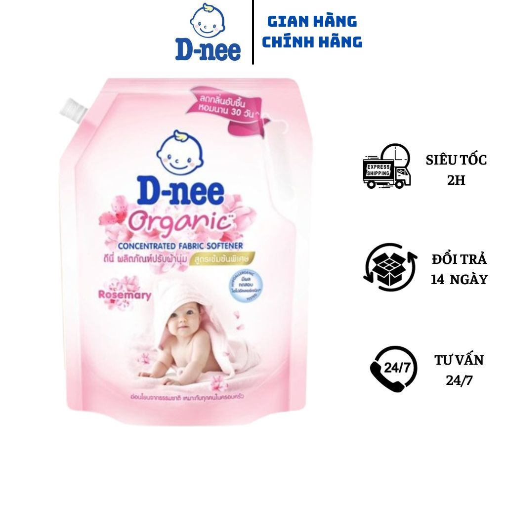 Nước xả vải Dnee Thái Lan Túi 1150ml làm mềm vải nhiều mùi hương cho bé yêu !