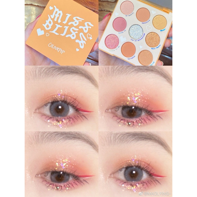 AUTH - SALE OFF BẢNG PHẤN MẮT COLOURPOP 9 Ô SIÊU XINH