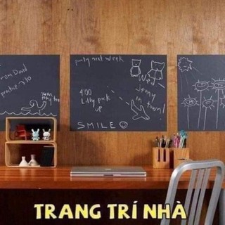 Decal bảng đen cho bé - Decal dán tường 2m*45cm