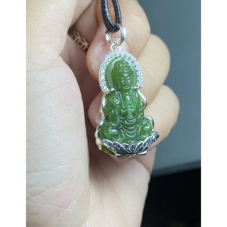 Phật Quan âm ngọc -- bích bọc bạc