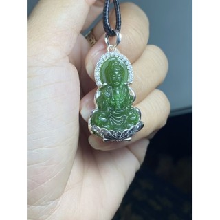 Phật Quan âm ngọc -- bích bọc bạc