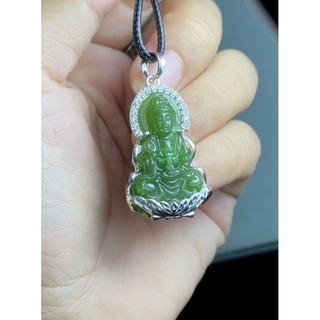 Phật Quan âm ngọc -- bích bọc bạc