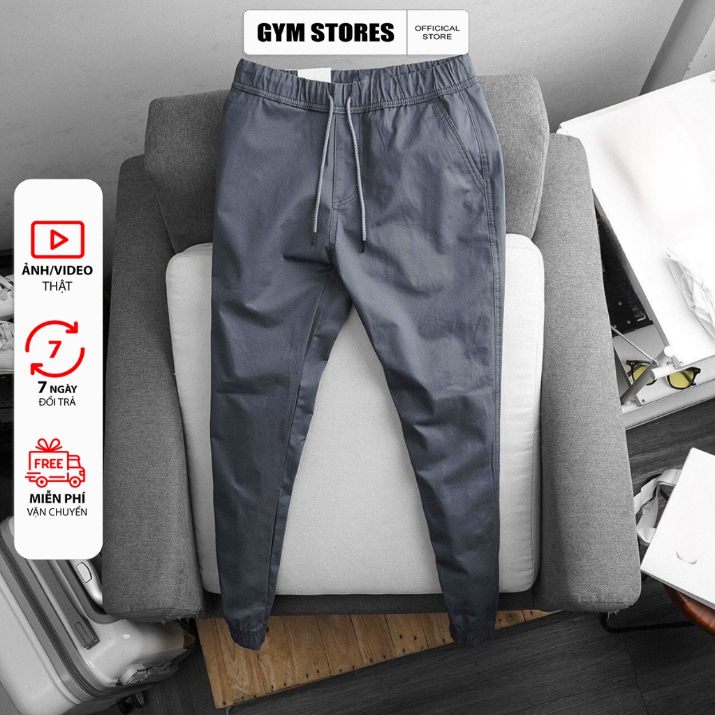 BIGSIZE SIZE 29-42 QUẦN THỂ THAO JOGGER THIẾT KẾ BO CHÂN VẢI KAKI CO GIÃN JCĐ02