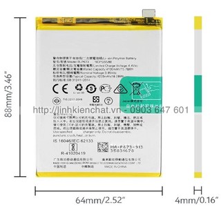 Pin thay thế cho oppo a7 2018 cph1901 cph1905 pbfm00 4230mah zin
