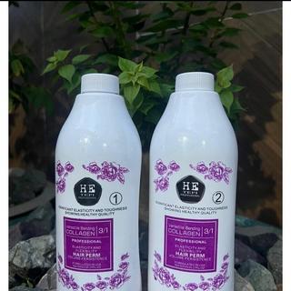 Uốn lạnh dạng gel không mùi he tepi, uốn lạnh uốn nóng đa năng he tepi 800ml*2