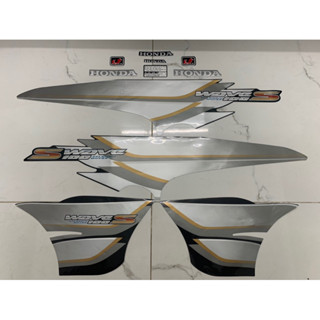 Bộ tem Honda wave s 100 2007 màu đen hàng nhập Thái Lan 3 lớp chất lượng cao dành riêng cho dòng xe này