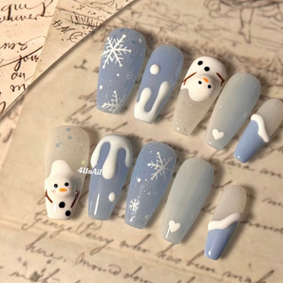 Nailbox thiết kế người tuyết dễ thương