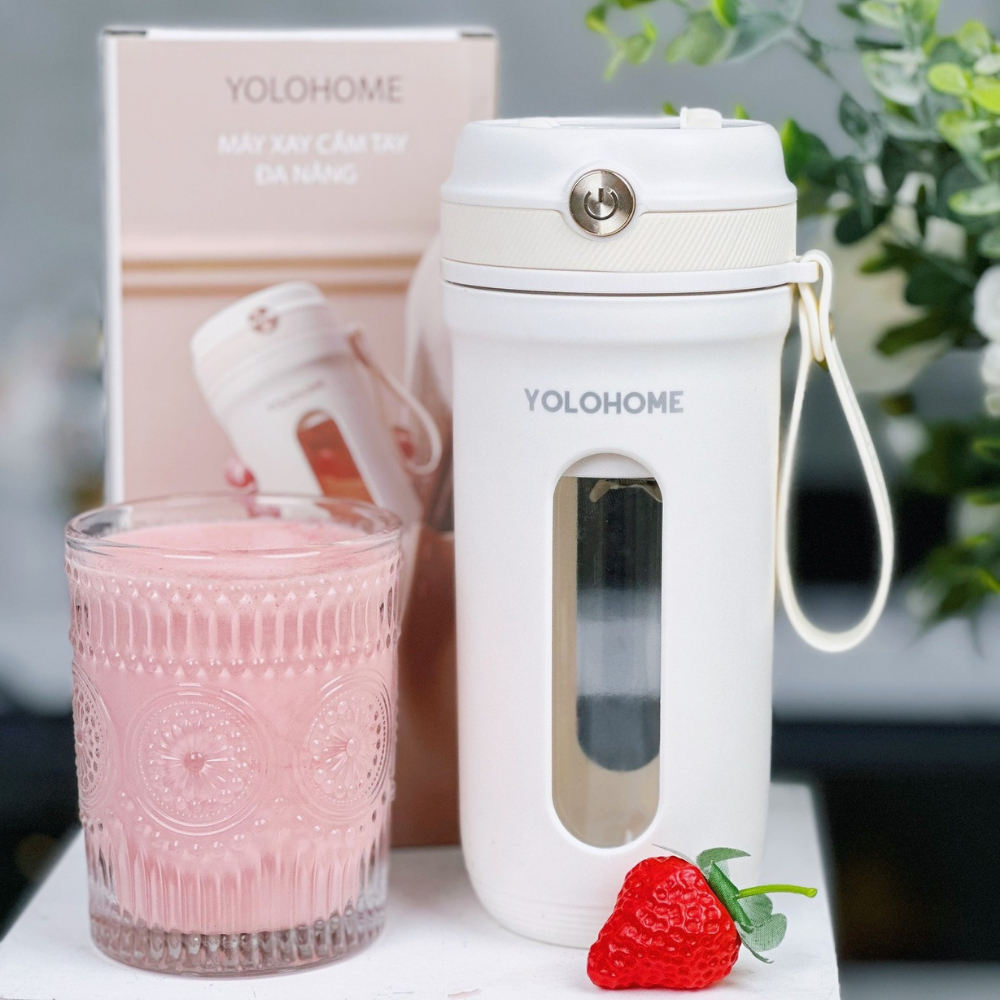 Máy xay cầm tay xinh xắn - tạo ra những ly sinh tố thơm ngon