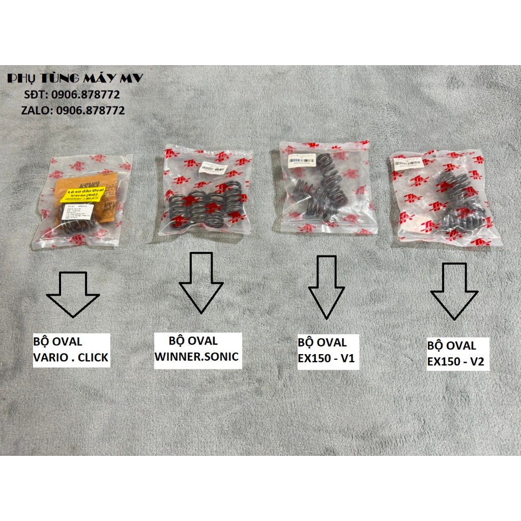 Lò xo đầu Oval TA dành cho xe Ex150.Winner.Sonic.Vario.Click