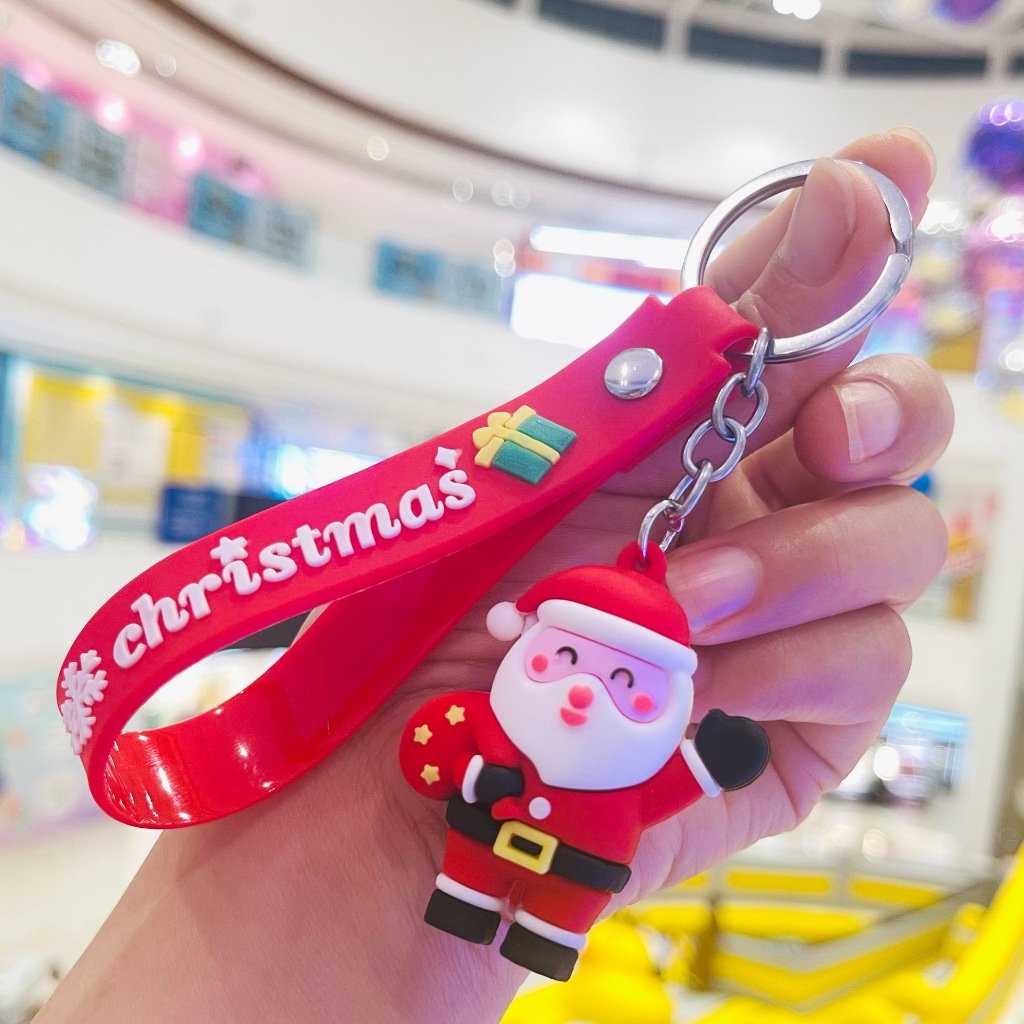 Móc khóa giáng sinh dễ thương cho học trò nhiều mẫu mã